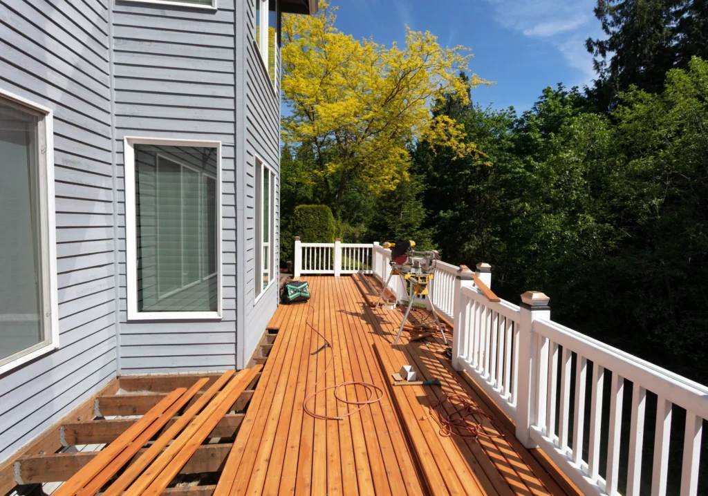 DMV Deck Construction project