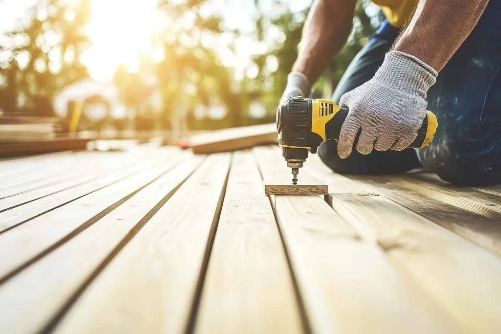 DMV Deck Construction project