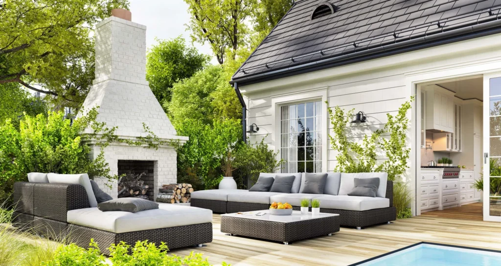 Furnished Deck Summertime