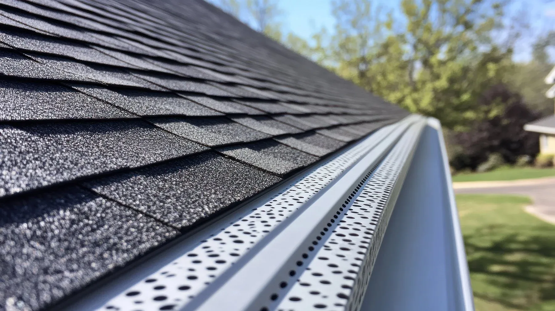 Four Seasons seamless gutter closeup