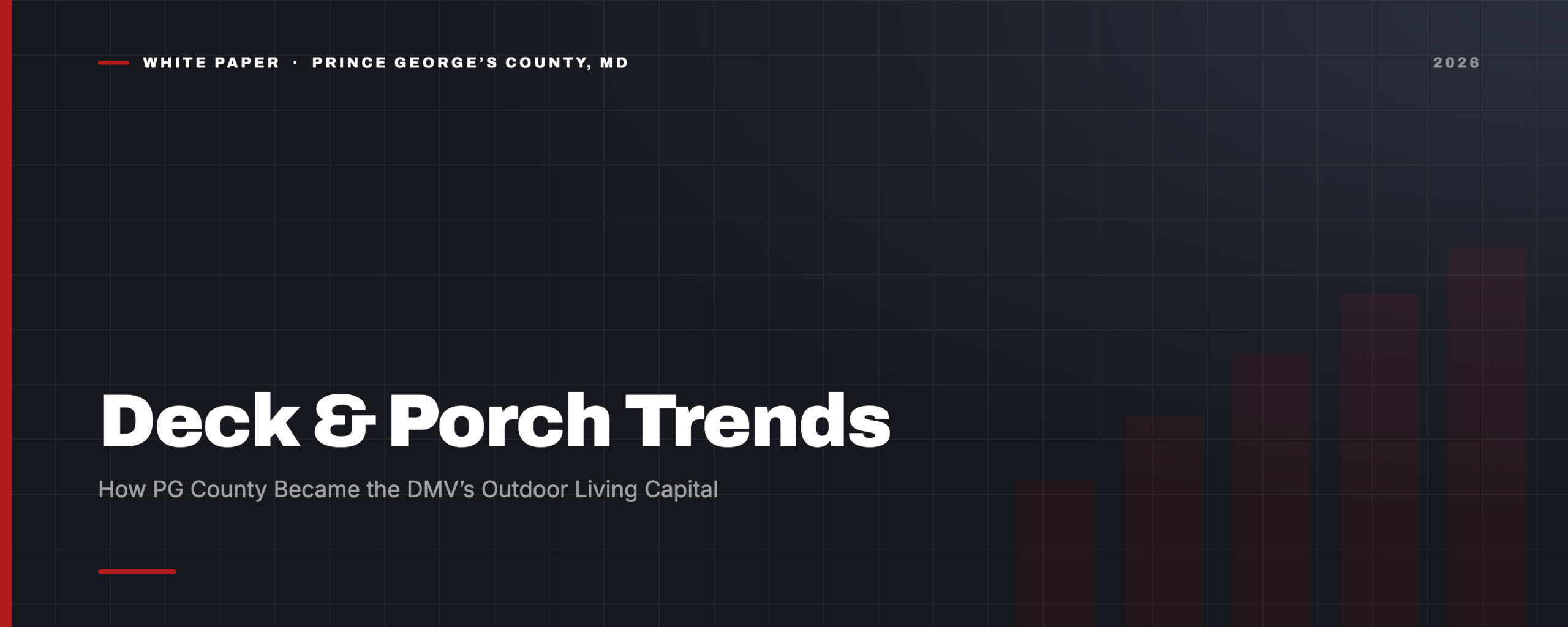 Deck & Porch Trends in Prince George’s County
